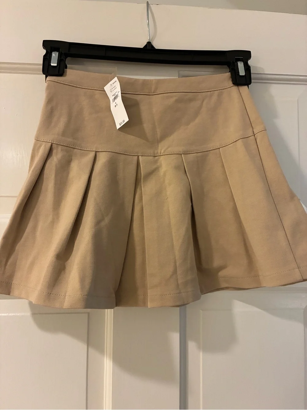 GAP Kids Tan Pleated Skater Skirt, uniform
